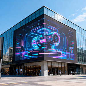 Aluminum Profile Cabinet P6.6mm 4K Resolution IP66 Waterproof High Brightness Sunlight Readable Low Power LED Display - Product Image 1