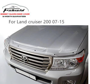 Für Toyota Land Cruiser 200 LC200 07-15 Motorhaubenschutz - Insektenschutz - Steinschlagschutz - Dunkel Getönt oder Carbon-Optik - Product Image 1