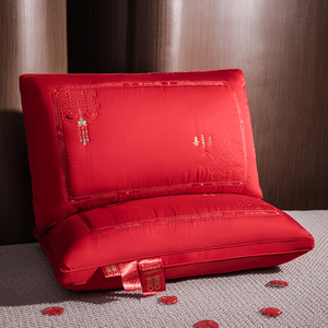 <span class=keywords><strong>Oreiller</strong></span> rouge de luxe personnalisé pour hôtel Design ergonomique moderne avec rembourrage <span class=keywords><strong>en</strong></span> édredon pour un sommeil sain Caractéristique de refroidissement Logo personnalisé - Product Image 2