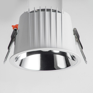 Luminaria Empotrable LED de Aluminio Negro, 4100K Blanco Neutro, IP20, Luz de Techo Interior, CA 220V, Uso Comercial, CRI 90, Regulable - Product Image 5