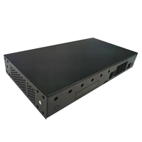 Boîtier en aluminium anodisé Mini ITX boîtier métallique PC industriel 1U châssis de montage en rack pour appareil Pfsense Firwall