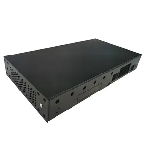 Anodizing Aluminum Enclosure <strong>Mini</strong> <strong>ITX</strong> Industrial PC Metal Enclosure 1U Rack Mounting Chasis for Pfsense Firwall Appliance - Product Image 1