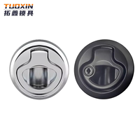 Serrure à compression Tuoxin MS739, serrure à anneau intégrée pour armoire électrique, serrure circulaire en plastique, serrure pour voiture et yacht