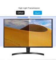 Panneau de protection d'écran d'ordinateur portable anti-lumière bleue à prix de gros pour moniteur PC 27 pouces, film filtrant anti-UV pour la protection des yeux