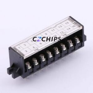 KF24B-7.62-2*8P Barrier Terminal Block P=7.62mm Connector - Product Image 1