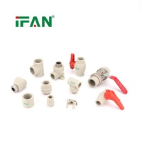 IFAN Fournisseur fiable Matériaux de plomberie en plastique à prix commercial 20-110mm Tuyau et raccords PPR Allemagne