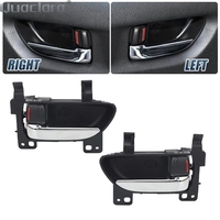 Poignées de porte intérieures de voiture Quaclara en plastique poli, ajustement universel pour Forester Impreza Legacy Crosstrek BRZ XV Outback