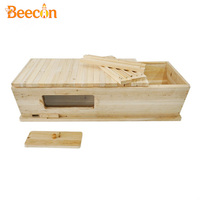 Juego de Cajas para Abejas Comepete Popular con Barra Superior de Madera de Abeto para Apicultura, Garantía de 1 Año