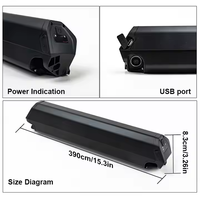 Baterai Lithium Ion Sepeda Listrik Bixell BL-SB Dorado 36V 17.5Ah 1000W Harga Pabrik, Deep Cycle 1000 Siklus untuk Ebike
