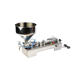 G1WGD Semi-Auto Piston Liquid Filler Machine for High Viscosity Hand Soap Beverage Oil Glass Packaging Engine Core Component