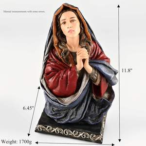 Stock católico religioso artístico estatuas pintadas a mano resina cristiana Virgen María icono siete espadas <span class=keywords><strong>señora</strong></span> 11,8 ''H madre Dolores - Product Image 6