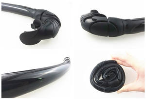 <strong>Silicone</strong> Snorkel Tube for Adults Diving Spearfishing <strong>Underwater</strong> Exploration with Free Diving Float Line Free Diving Snorkel - Product Image 5