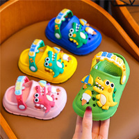 Sabots pour enfants style Crocs, motif dinosaure, antidérapants, en EVA, à enfiler, unisexe, pour la plage et l'extérieur, nouveau style 2026