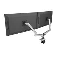 Vente directe d'usine, bras de moniteur réglable en hauteur, double bras de moniteur réglable, support multi-écrans avec support pour écran