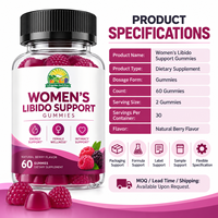 Lifegarden OEM Marque Privée – Gommes Stimulantes de la Libido Féminine – Approvisionnement Direct Usine – Équilibre Hormonal – 60 Comprimés – Complément Quotidien