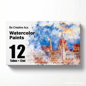 Set di Tubetti di Acquerello per Bambini, 36 Colori, Qualità per Principianti, 12ml, per Pittura ad Acquerello - Product Image 4