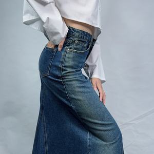 Falda de Cintura Alta con Bordado Fresco de Moda Verano 2023 para Mujer Oem - Product Image 4