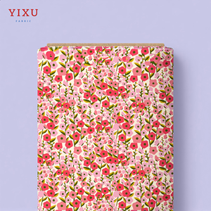 Tissus en coton 100% à motifs floraux pour robes de femme, fabrication sur mesure, faible MOQ, vente en gros - Product Image 2