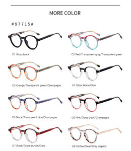 Lunettes pour femmes Nouvel An 2024 Lunettes TR90 + CP Ronde Optique Bleu Lumière Blocker <span class=keywords><strong>Photochromique</strong></span> Et <span class=keywords><strong>Anti</strong></span>-Bleu <span class=keywords><strong>Lunette</strong></span> - Product Image 6