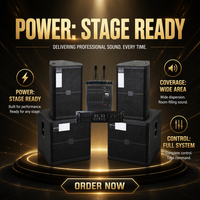 Système audio de scène professionnel XUNGUAN, ensemble de haut-parleurs pleine gamme SRX715, caissons de basses SRX718S, mixeur, amplificateur, micro sans fil pour événements