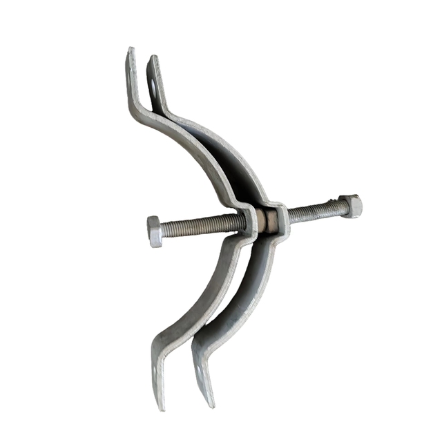 Overhead Line Hardware Hot-galvanized Iron Accessories  Power Fitting Hoops Cross Arm Pole Band/Pole Clamp