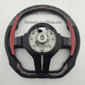 พวงมาลัยคาร์บอนไฟเบอร์แบบฟอร์จ รุ่นใหม่ สำหรับ BMW ซีรีส์ 3 ซีรีส์ 5 รุ่น F10 F20 F30 F90 F01 F02 - Product Image 2