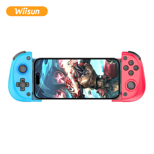 X5 Mini Joystick Wireless Gamepad Joystick With Cooling Fan Stretch Gaming Controller for Smartphone Wiisun