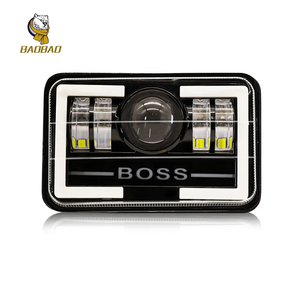 5 inch Boss nhựa đỏ xanh nhấp nháy cảnh báo polic ánh sáng trắng vàng kép màu hoặc xe máy phía trước ánh sáng phụ kiện xe hơi - Product Image 4