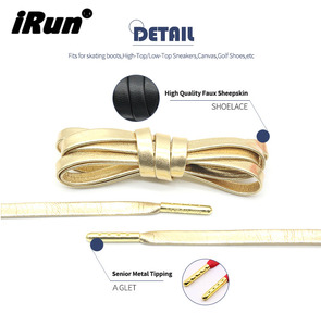 IRun – chaussures <span class=keywords><strong>de</strong></span> basket-ball pour hommes, lacets <span class=keywords><strong>de</strong></span> haute qualité pour baskets <span class=keywords><strong>de</strong></span> sport décontractées, taille-blanc, imitation peau <span class=keywords><strong>de</strong></span> mouton, chaussures en cuir PU - Product Image 2