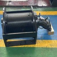 Cabrestante Hidráulico de Tambor Único de 1/2/3T-10 Toneladas para Tractores/Plataformas de Perforación/Anclaje/Excavadora/Barco de Camarones/Redes de Pesca