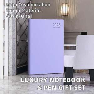 Set de Regalo Empresarial de Lujo Personalizable: Cuaderno, Bolígrafo, Memoria USB, Diario con Cubierta de Cuero, Libretas con Logotipo Personalizable - Product Image 3