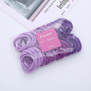 Primavera tinta unita fascia elastica fascia per capelli 50 pz Set fasce per capelli per ragazze 4cm fascia per capelli per donne e ragazze - Product Image 3