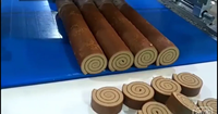Machine à découper les gâteaux roulés et les Swiss Roll ultrasoniques Wanlisonic