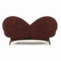 Canapé rembourré 2 3 4 places avec cadre en bois massif Fauteuil confortable Siège Moderne Unique Luxe Villa Maison Salon Inclinable