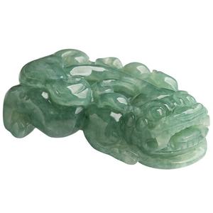 Pendentif en jade naturel vert turquoise Pixiu, UNISEXE, besties mythiques, style chinois, cadeau avec certificat d'évaluation PX61 - Product Image 5
