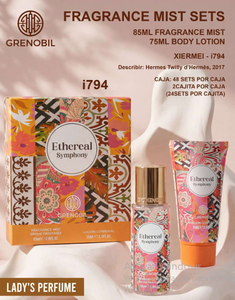 Set Regalo Grenobil Ethereal Symphony: Fragranza Spray 85ml e Lozione 75ml, Profumo Floreale per Donne - Product Image 3