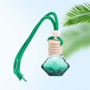 Lindo 8ml 10ml colorido colgante Perfume botella de vidrio coche fragancia botella difusor con cuerda - Product Image 5