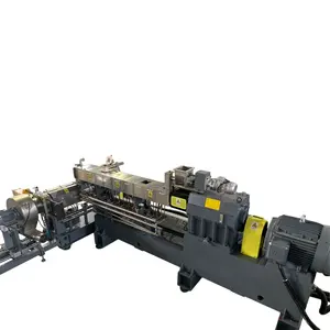 Extrudeuse à deux étages avec système de granulation ligne d'extrusion en Tandem pour composé de câbles HFFR XLPE