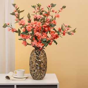 Ramo de Flores de Camelia Artificial, de Plástico y Seda, de Alta Simulación, para Decoración de Bodas y Hogar - Product Image 2