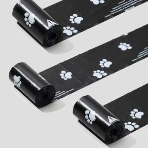 ถุงเก็บอุจจาระสุนัขคุณภาพสูง สีดำ Epi+HDPE+PE ละลายน้ำได้ ความหนา 0.15 ไมครอน ถุงขยะสัตว์เลี้ยง กลิ่นหอม - Product Image 2