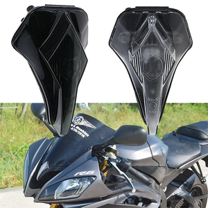 ไฟตัดหมอกรถจักรยานยนต์สำหรับ YAMAHA YZF <span class=keywords><strong>R6</strong></span> 2008 2009 - 2016 ไฟนำทาง LED ตรงกลางด้านหน้าสีดำใส - Product Image 2