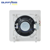 Haut-parleur de plafond carré sans fil SP-SC86 SURPASS 100V 8 pouces 6W/3W pour système de sonorisation commercial et système audio domestique
