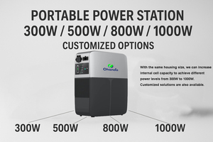 300W LiFePO4 Taşınabilir Güç İstasyonu, 200W Güneş Paneli, 110V 220V AC Çıkışı, Kamp, Ev, Karavan, Acil Durum Yedek Güç Kaynağı için MPPT ile - Product Image 5