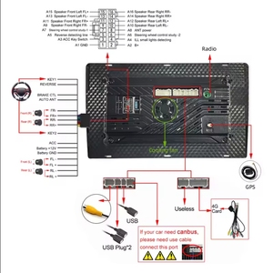 Henmall 9 inch Android Car DVD Player đài phát thanh Video Stereo <span class=keywords><strong>GPS</strong></span> Hệ thống định vị cho Honda xrv Vezel 2013 2018 âm thanh đa phương tiện - Product Image 3