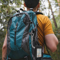 Cartera Táctica Antipérdida para Hombre con Cierre Magnético, Clip para Billetes, Bloqueo RFID y Cordón de Paracord para Viajes al Aire Libre
