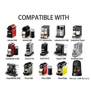 Cápsulas <span class=keywords><strong>de</strong></span> Café <span class=keywords><strong>Recargables</strong></span> Vacías con Tapa Autoadhesiva - Product Image 6
