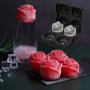 Bán buôn sáng tạo <span class=keywords><strong>Ice</strong></span> <span class=keywords><strong>Cube</strong></span> khuôn Halloween Whisky 4-lưới cấp thực phẩm Silicone cho lễ hội của bạn trang trí - Product Image 4