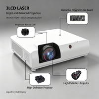 Projecteur laser professionnel 4K 3LCD 7500Lm pour 3D holographique et 360° °   Écrans muraux idéaux pour les conférences