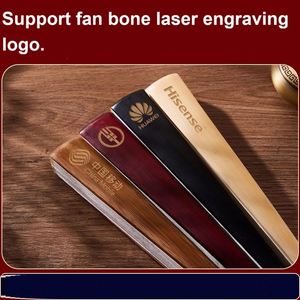 Festive Promotional Custom <b>Paper</b> or Silk Fabric Folding Hand Fan for Men/Women Chinese Style Painted <b>Pattern</b> Gift Fan - Product Image 4