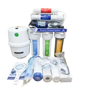 JIWEI 5-level white double sealing ring household RO water purifier water filtration system